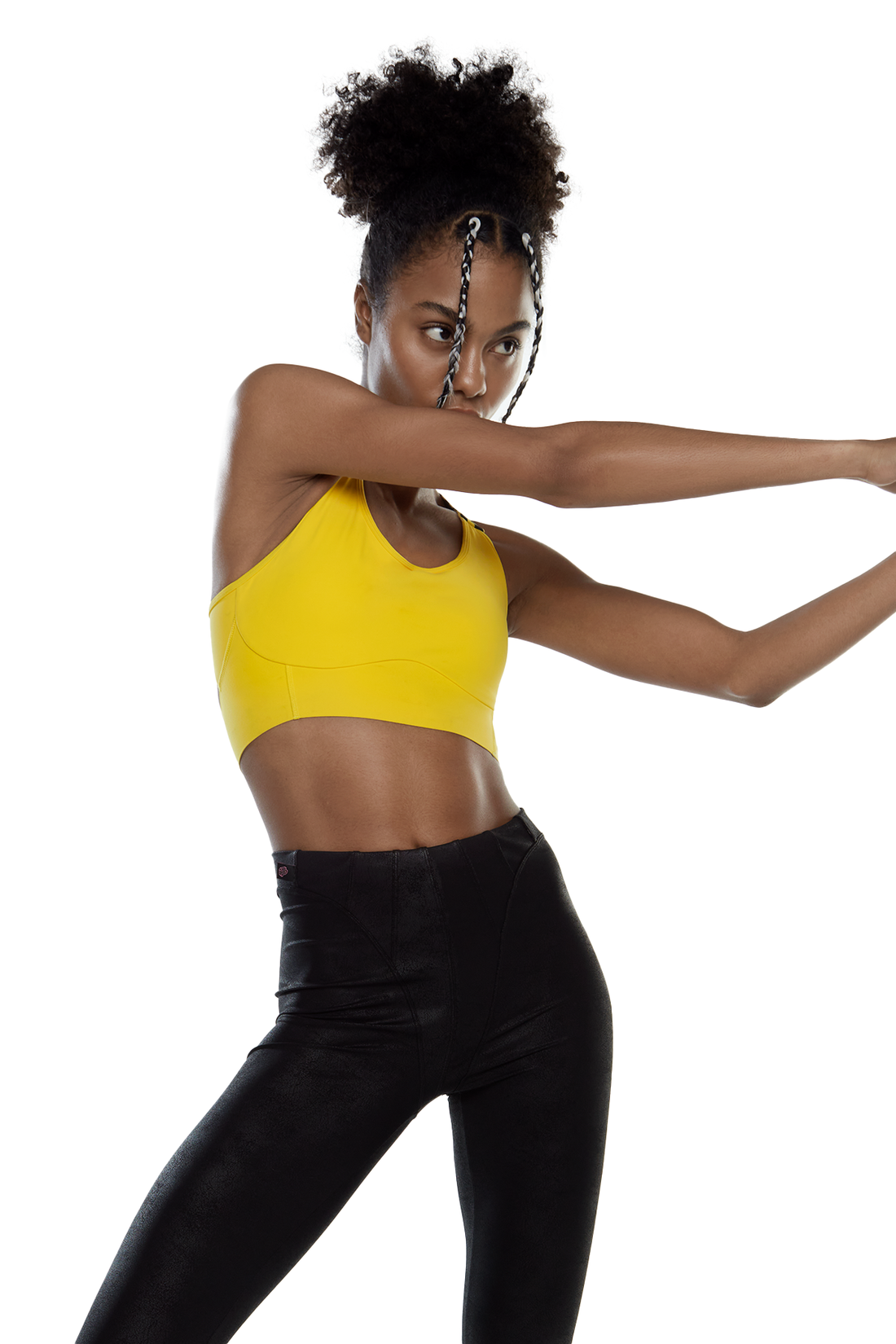 Lemon Checker Bra
