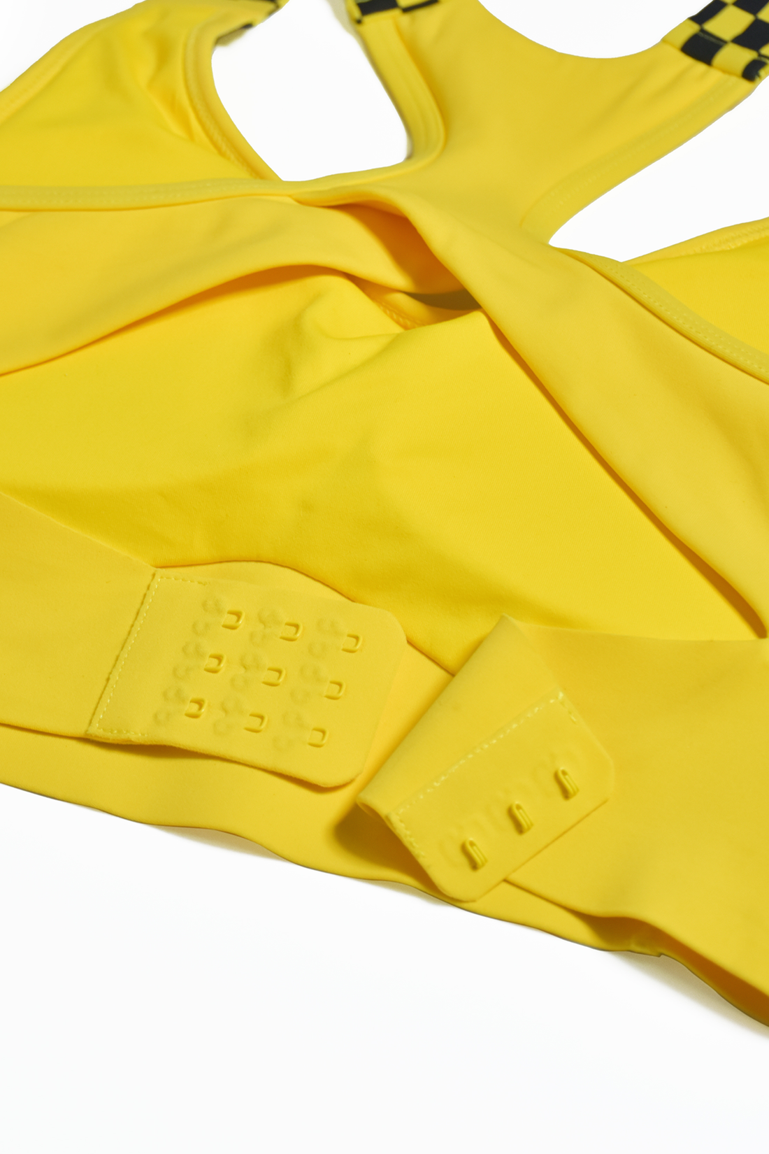 Lemon Checker Bra
