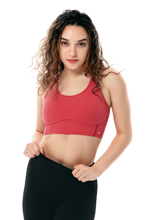 Raspberry Checker Bra